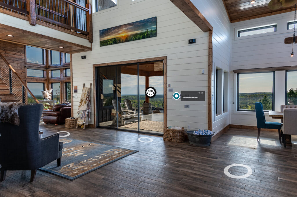 Broken Bow cabin virtual tour